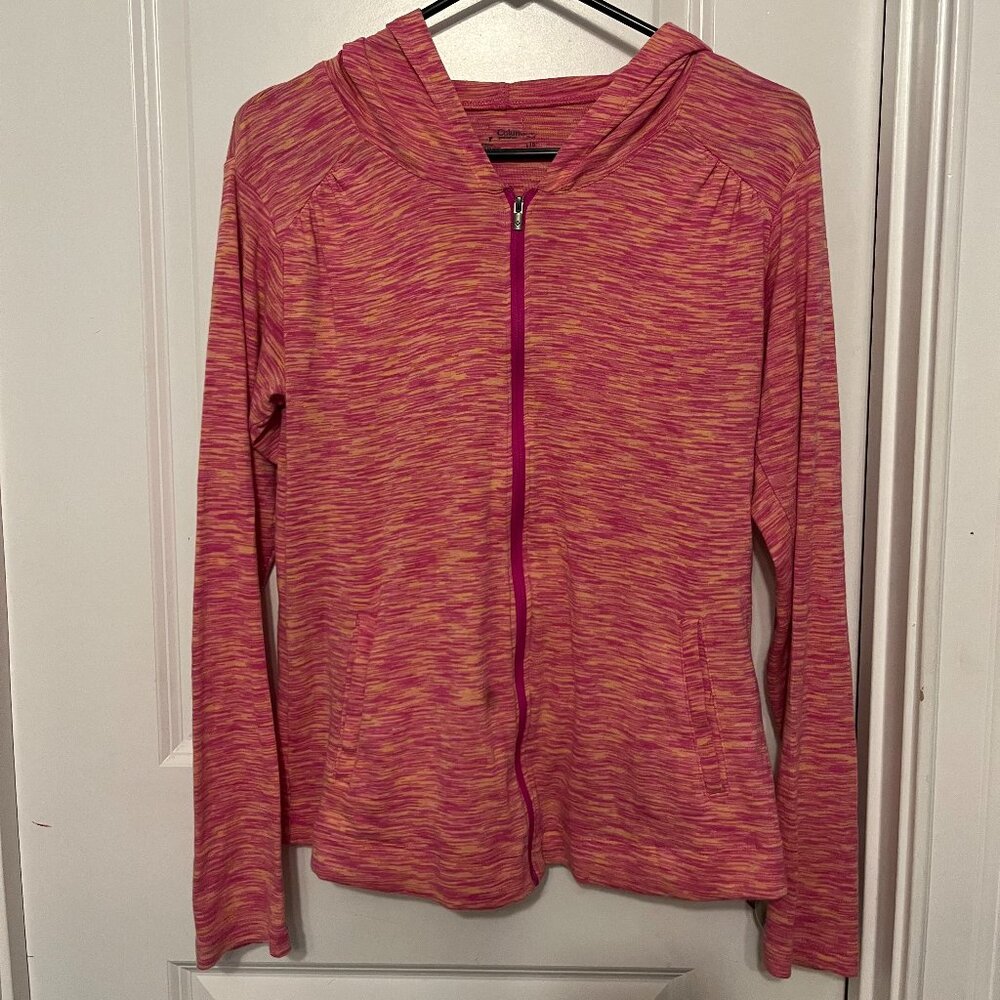 Pink Colombia hooded Running Jacket